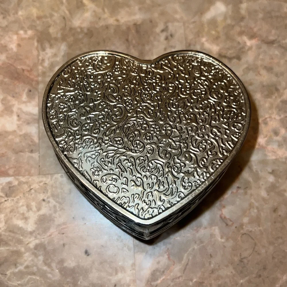 Vintage Stainless Steel Jewelry/Trinket Box
